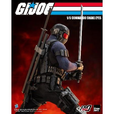スリーゼロ 3Z0215 G.I.ジョー スネークアイズ 1/6 フィギュア G.I. JoeFigZero 1/6 Commando Snake Eyes – threezero store