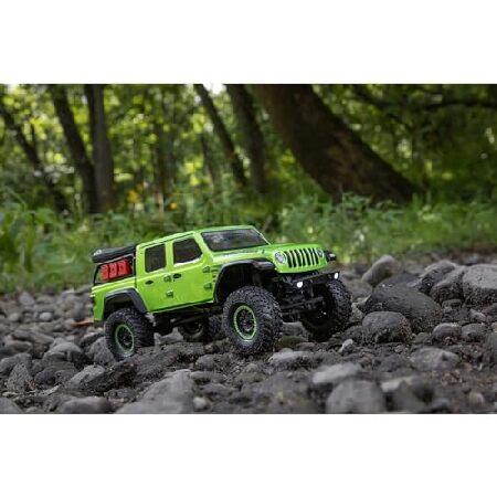 Axial RC Truck SCX24 ジープ グラディエーター 4輪駆動 ロッククローラー つや消しRTR 完成品不要 すぐに走れるグリーン AXI00005V2T3 リモコンカー RCカー RC