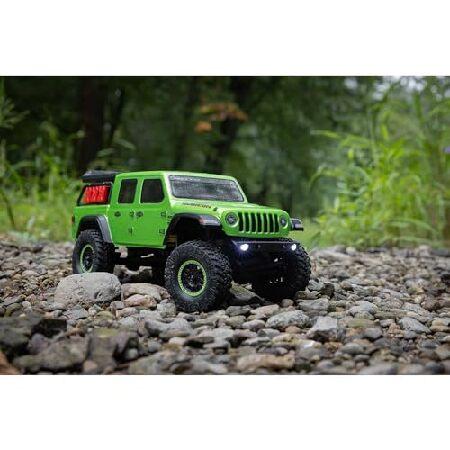 Axial RC Truck SCX24 ジープ グラディエーター 4輪駆動 ロッククローラー つや消しRTR 完成品不要 すぐに走れるグリーン AXI00005V2T3 リモコンカー RCカー RC