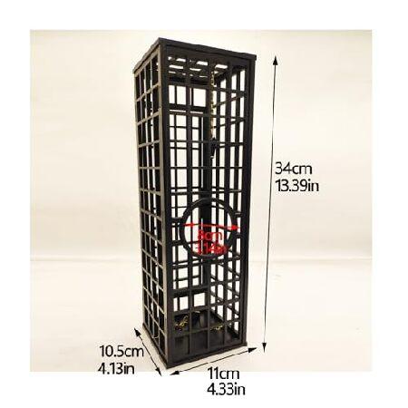 1/6 Scale Action Figure Scene Accessory， Black Binding Cage， Scene Fantasy Props， for 12 inch Ph TBL and other action figures