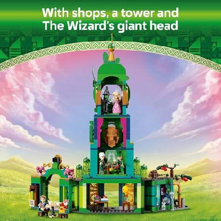 レゴ LEGO Wicked Welcome to Emerald City Building おもちゃ - 子供向けの邪悪なおもちゃ 対象年齢9歳以上 - タワーモデル、グリンダ、エルファバミニドールの