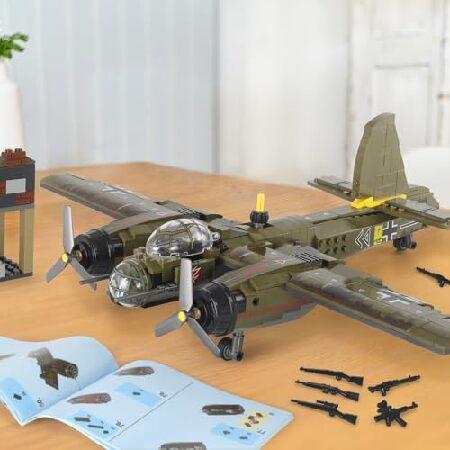 Feleph JU-88 WW2 軍用爆撃機モデルキット 559ピース ブロック組み立て
