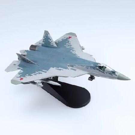 メーカー不明 1/72 Su-57 パーツ欠品あり　ダイカスト vdakyurm 1:72スケール SU-57 攻撃戦闘機モデル 塗装済みダイキャスト