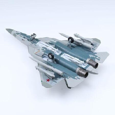 vdakyurm 1:72スケール SU-57 攻撃戦闘機モデル 塗装済みダイキャスト