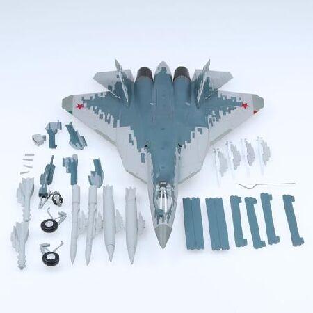 vdakyurm 1:72スケール SU-57 攻撃戦闘機モデル 塗装済みダイキャスト