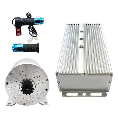 72V 3000W BLDC Brushless Motor Kit， 4900RPM Electric Brushless DC Motor w/3 Speeds Controller for Electric Scooter E-Bike Engine Motorcycle Go Kart DI_1