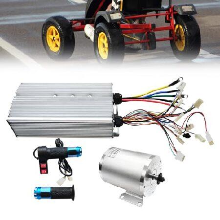 72V 3000W BLDC Brushless Motor Kit， 4900RPM Electric Brushless DC Motor w/3 Speeds Controller for Electric Scooter E-Bike Engine Motorcycle Go Kart DI_5