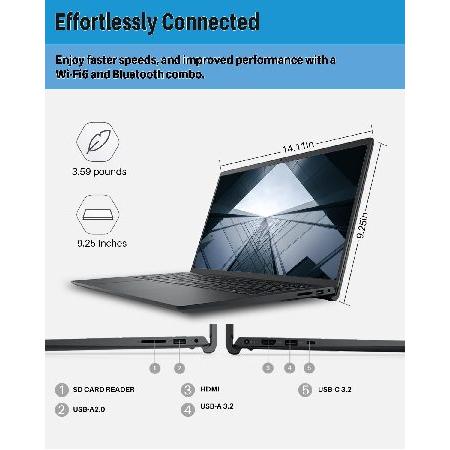 デル Dell Inspiron 15 3535 Laptop 2024 Newest, 15.6 inch FHD Display, AMD Ryzen 5 7530U Processor (up to 4.5GHz, Beat i7-1160G7), 32GB RAM, 2TB SSD, Aの画像
