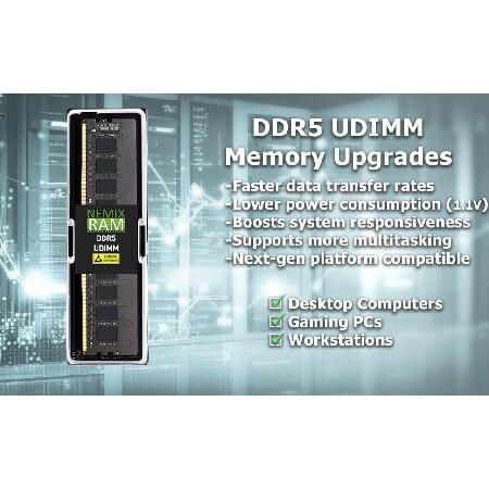 NEMIX RAM 128GB (4X32GB) DDR5 5600MHZ PC5-44800 2Rx8 1.1V CL46 288