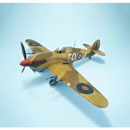 FMOCHANGMDP Fighter 3D Puzzles Plastic Model Kits， 1/48 Scale RAF Hurricane Mk.IIC Model， Adult Toys and Gift， 7.9Inch x 10Inch_2