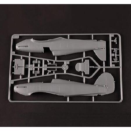 FMOCHANGMDP Fighter 3D Puzzles Plastic Model Kits， 1/48 Scale RAF Hurricane Mk.IIC Model， Adult Toys and Gift， 7.9Inch x 10Inch_3