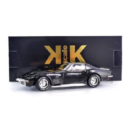 KKスケール KKDC181224 - シボレー.コルベット C3 ブラック 1972