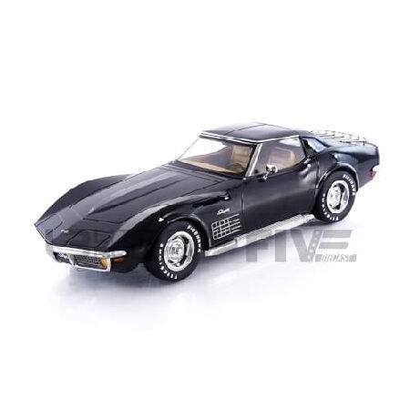 KKスケール KKDC181224 - シボレー.コルベット C3 ブラック 1972