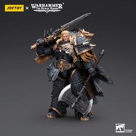 JOYTOY ウォーハンマー 40K スペースウルフ レマン ラス 第VIth Legionのプライマーチ、1:18スケール アクションフィギュア メカジョイ トイコレクションモデル_2