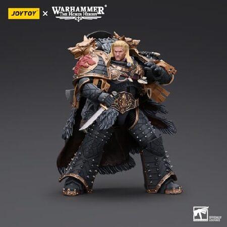 JOYTOY ウォーハンマー 40K スペースウルフ レマン ラス 第VIth Legionのプライマーチ、1:18スケール アクションフィギュア メカジョイ トイコレクションモデル_4