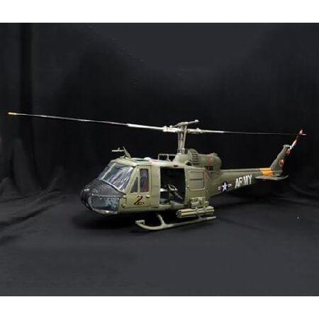 FMOCHANGMDP Fighter 3D Puzzles Plastic Model Kits， 1/18 Scale UH-1 Huey B Model， Adult Toys and Gift，33.3 x 8.7Inchs_2