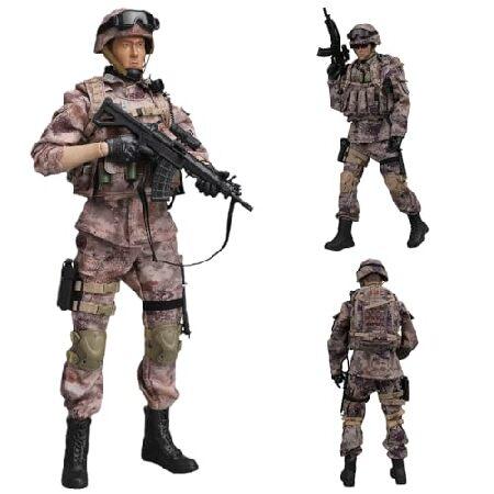 PLATOON 12インチアクションフィギュア3体セット　美品 ViiKONDO 1/6スケール アクションフィギュア おもちゃ 陸軍 男性 12