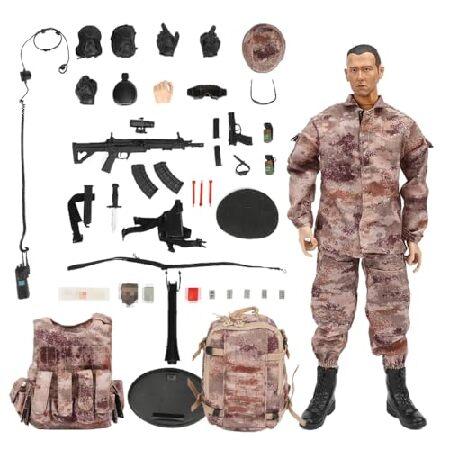 ViiKONDO 1/6スケール アクションフィギュア おもちゃ 陸軍 男性 12