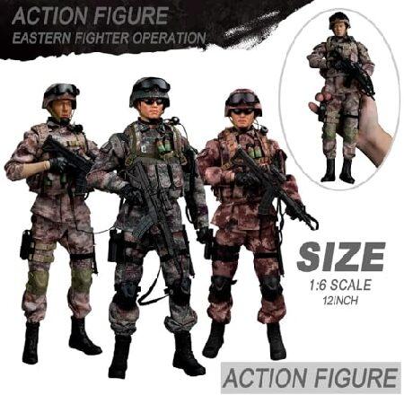 ViiKONDO 1/6スケール アクションフィギュア おもちゃ 陸軍 男性 12