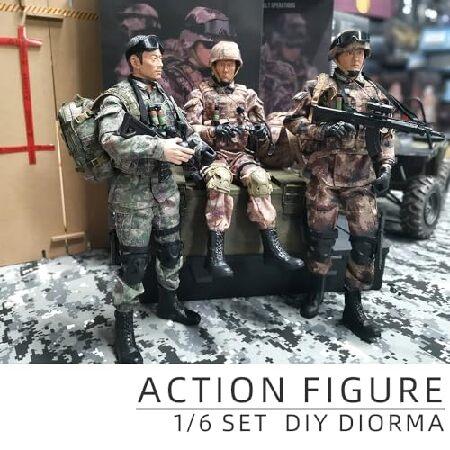 ViiKONDO 1/6スケール アクションフィギュア おもちゃ 陸軍 男性 12