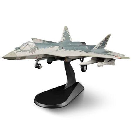 HANGHANG 1/72 軍用模型飛行機 Su-57 01 合金 戦闘機 模型飛行機