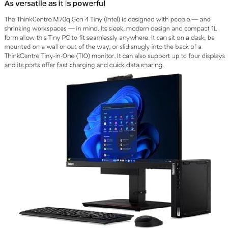 Lenovo（レノボ） Lenovo ThinkCentre M70q Gen 4 MFF Tiny 1L Mini PC
