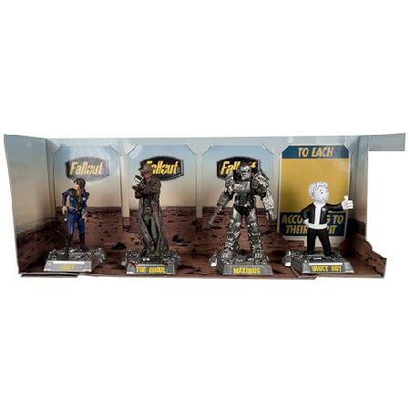 McFarlane Toys - フォールアウトルーシー、マキシマス、グール＆ボールトボーイ 6インチ ポーズフィギュア 4個パックの画像