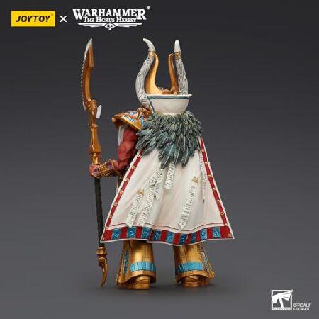 JOYTOY ウォーハンマー ホルス異端 1/18スケール コレクター収集品 8.75インチ アクションフィギュア:千人の息子 マグナスXVth Legionの赤いプライマーチ_2