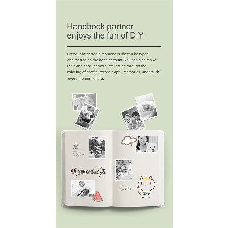 AMEIYUN Children's Camera Cartoon Printing Camera Baby Black and White Printing Camera Thermal Printer, with I Thermal Photo Paper, Instant Photo (Blu_4