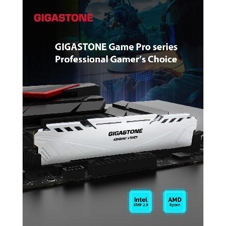 メモリ DDR4】GIGASTONE Game PRO 8GBx2枚 (16GB Kit) DDR4 3600MHz