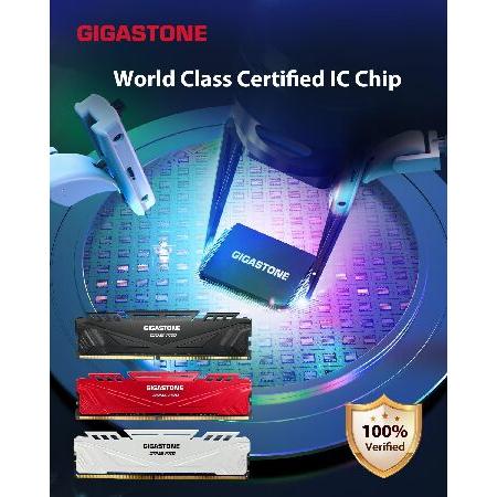 メモリ DDR4】GIGASTONE Game PRO 8GBx2枚 (16GB Kit) DDR4 3600MHz
