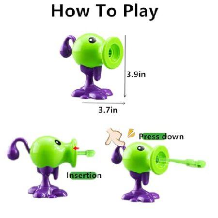 JHESAO 植物とゾンビ おもちゃ アクションフィギュア PVZ Toys ボンクチョイ カーセット 1 4シリーズ 子供やファンへの素晴らしいギフト 誕生日やクリスマスパー