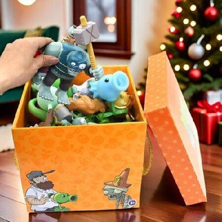 JHESAO 植物とゾンビ おもちゃ アクションフィギュア PVZ Toys ボンクチョイ カーセット 1 4シリーズ 子供やファンへの素晴らしいギフト 誕生日やクリスマスパー