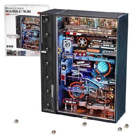 不思議な人形 Wowood 3Dパズル 電動マーブルランモデルキット 組み立てセット 対象