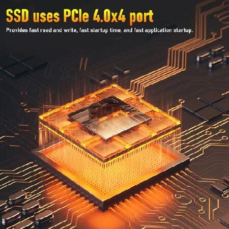 Mini PC， Micro Desktop Computer for i3-1215U， DDR4 2666MHz， PCIe 4.0x4 NVMe SSD， Built in Wi Fi 6E， Bluetooth 5.2， USB Type C HDMI RJ45， up to 4.40 GH_3