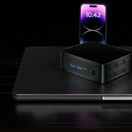 Mini PC， Micro Desktop Computer for i3-1215U， DDR4 2666MHz， PCIe 4.0x4 NVMe SSD， Built in Wi Fi 6E， Bluetooth 5.2， USB Type C HDMI RJ45， up to 4.40 GH_4