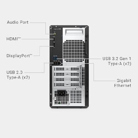 DELL Inspiron 3000 2024 Desktop/Intel Iris Xe Graphics/Intel i7-14700 20 Cores / 48GB DDR5 2TB SSD M.2 /Wi-Fi/Windows 10 Pro/Mist Blue / 32GB USB_5