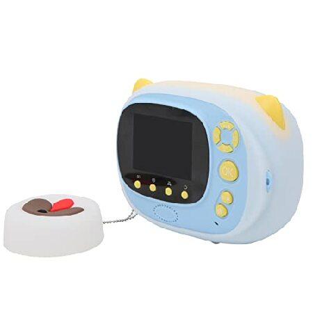 KIMISS 24MP Digital Camera, Instant Camera with Integrated Printer, Multifilter Photograph, Graffiti Video Recorder, Includes Color Art Pens - Blue Ma_3