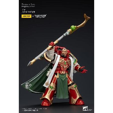 JOYTOY 1/18 アクションフィギュア ウォーハンマー 30k 千の息子 マジスタス エイモン 予約注文 コレクター向けギフト、15歳以上の子供と大人向けのおもちゃの画像