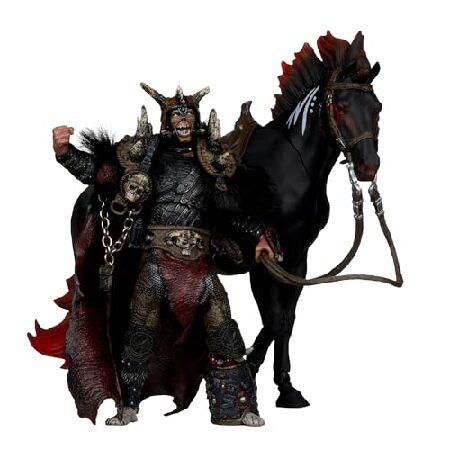 McFarlane Toys - ブラッドダックスと馬(スポーン:暗黒時代) 7インチ