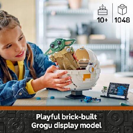レゴ LEGO Star Wars Grogu with Hover Pram Building Toy Set - Star Wars Toy for Kids， Boys ＆ Girls， Ages 10+ - Gift Idea for Birthday - 75403