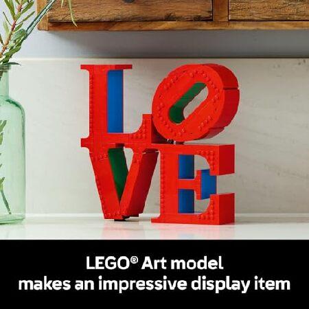 レゴ LEGO Art Love Collectible Building Set - DIY Kit for Adults， Ages 18+ - Gift for Birthdays - Home Decor to Display on Table - 31214_5