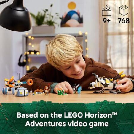 レゴ LEGO Horizon Adventures Aloy ＆ Varl vs. Shell-Walker ＆ Sawtooth Kids Toy - Building Toy for Boys ＆ Girls， Ages 9+ - Gaming Gift Idea for Horiz_1