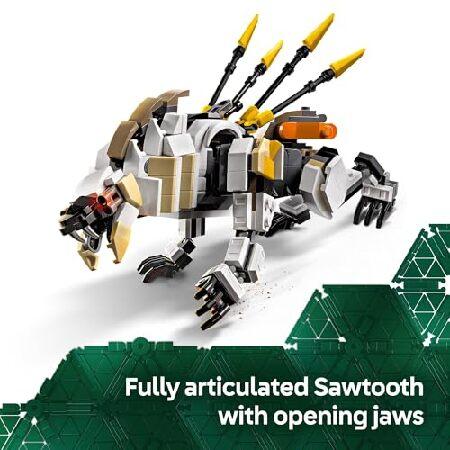 レゴ LEGO Horizon Adventures Aloy ＆ Varl vs. Shell-Walker ＆ Sawtooth Kids Toy - Building Toy for Boys ＆ Girls， Ages 9+ - Gaming Gift Idea for Horiz_3