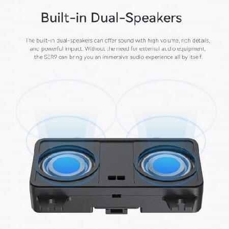 Beelink SER9 AI Mini PC， AMD Ryzen AI 9 HX 370(up to 5.1GHz) 12C/24T， Mini Computer 32GB LPDDR5X RAM 1TB NVMe PCIe4.0x4 SSD， Mini Desktop PC Built-in_3
