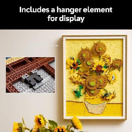 レゴ LEGO Art Vincent Van Gogh - Sunflowers Building Set for Adults - Home Decor Idea - Brick Built Painting - Gift for Birthdays - 31215_5