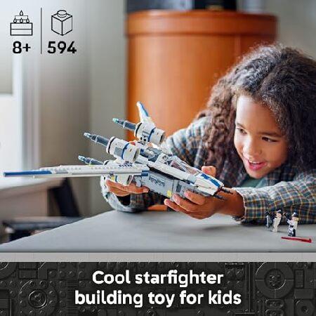 レゴ LEGO Star Wars Rebel U-Wing Starfighter Building Set - Includes Cassian Andor， Dedra Meero and K-2SO - Model Action Toy for Andor Fans - Birthday_1