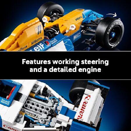 レゴ LEGO Icons Williams Racing FW14B ＆ Nigel Mansell F1 Model Car Kit - Building Set for Adults， Ages 18+ - F1 DIY Craft for Display - Gifts for Bir_4
