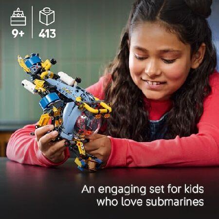 レゴ LEGO Technic Deep-Sea Research Submarine Toy - Building Toy for Kids， Boys and Girls， Ages 9+ - Creative and Unique Gift Idea for Birthdays - Mov_1