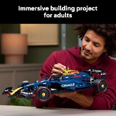 レゴ LEGO Technic Oracle Red Bull Racing RB20 F1 Race Car Model Kit - Building Set for Adults， Ages 18+ with Realistic Features - Gift for Birthdays -_2